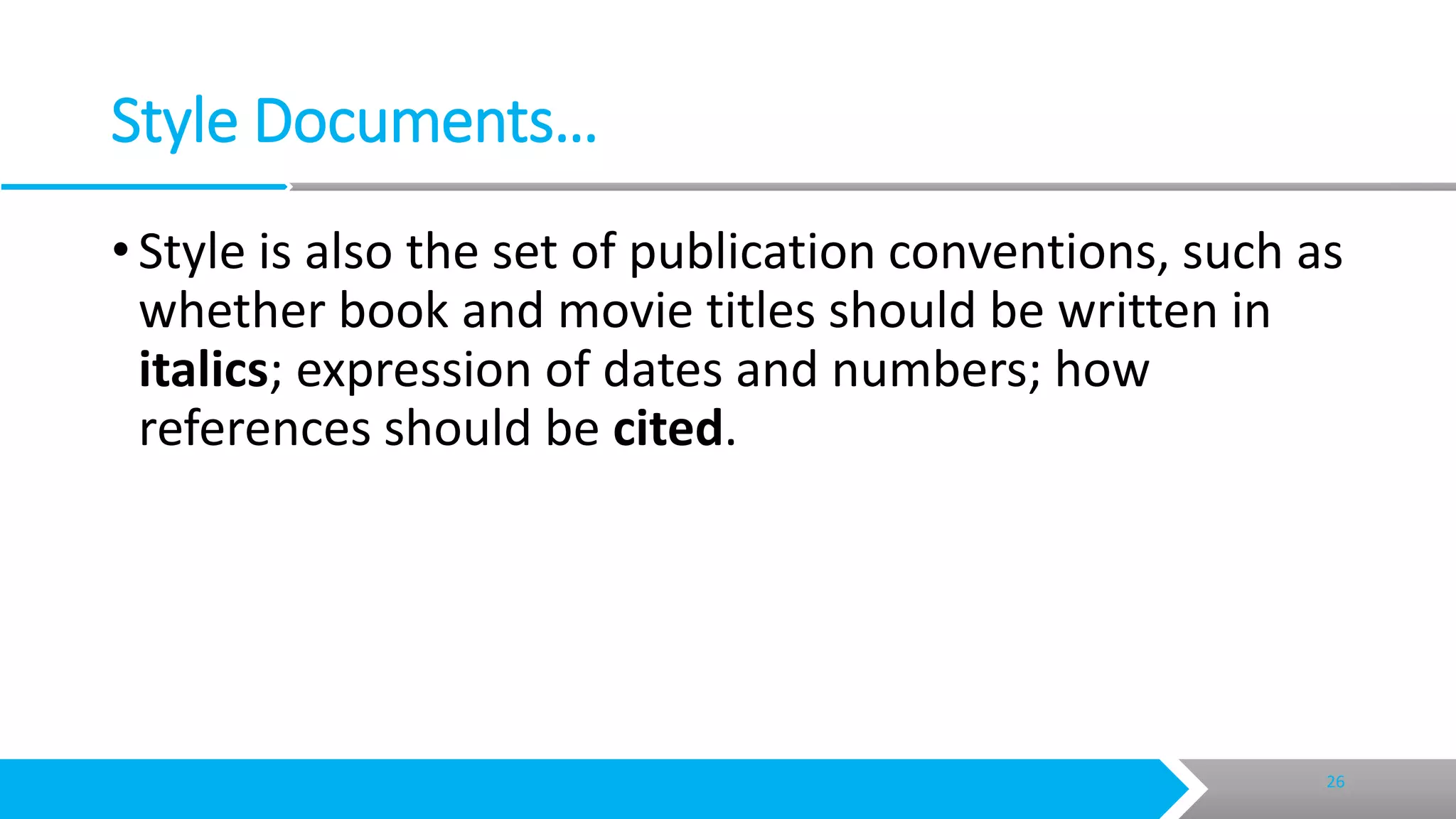 Creating technical documents