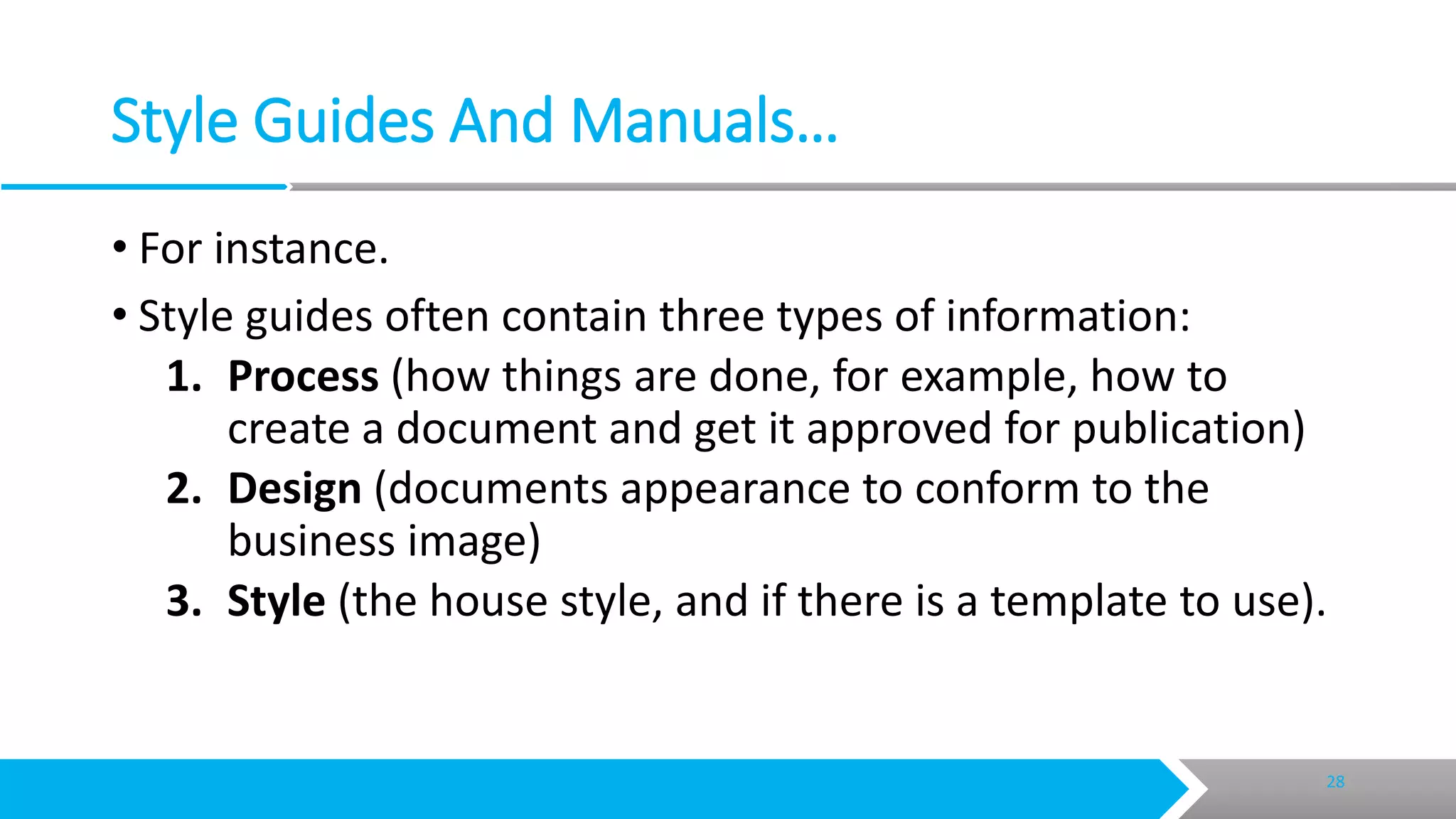 Creating technical documents