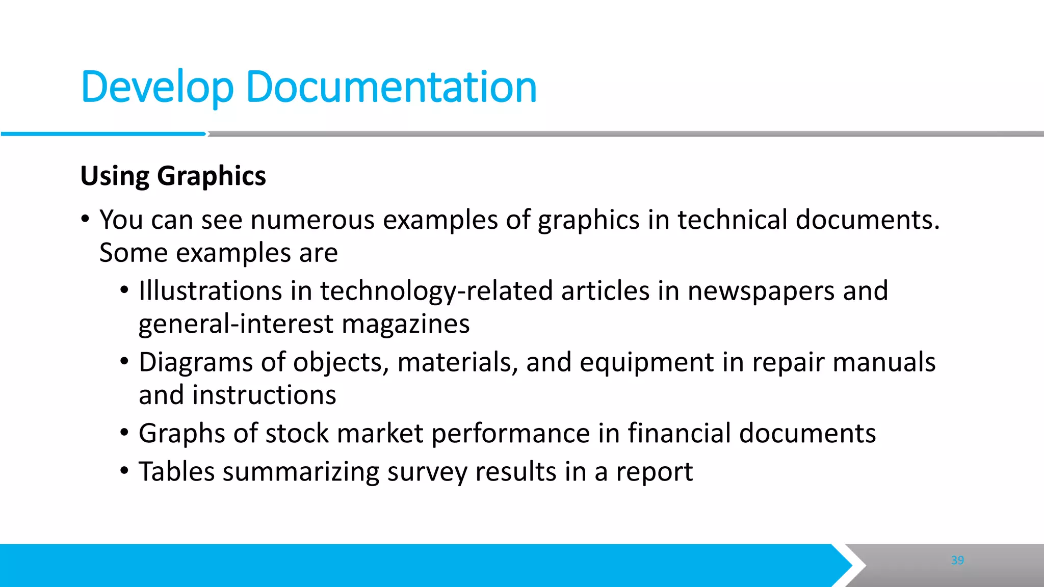 Creating technical documents