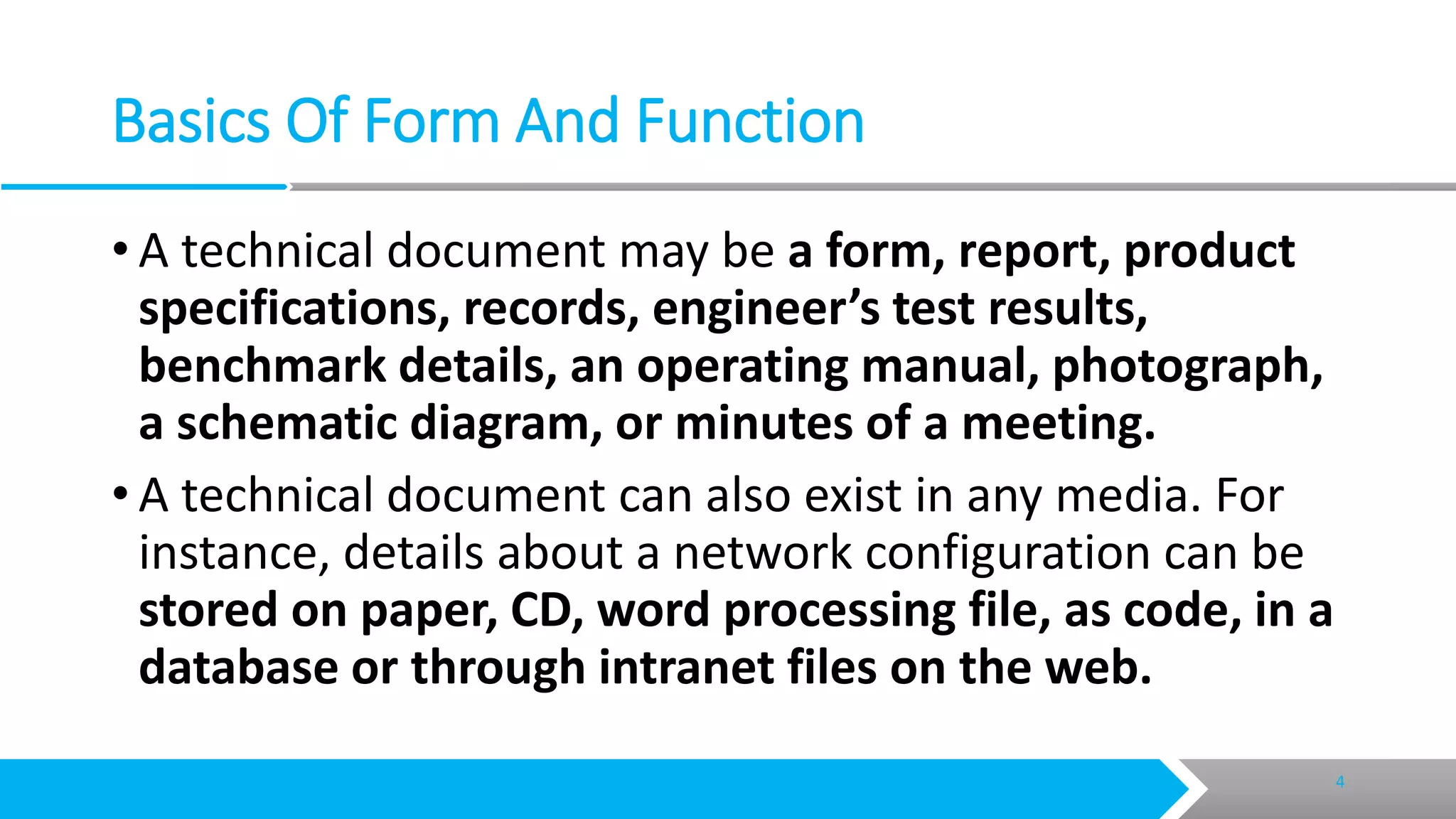 Creating technical documents
