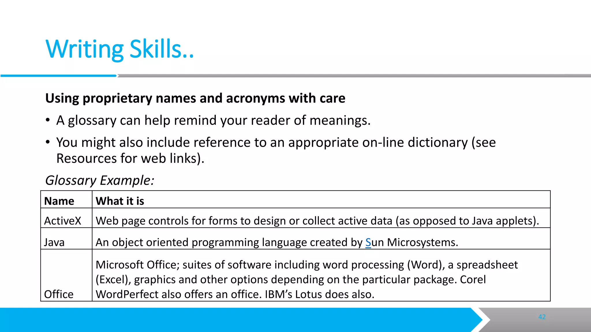 Creating technical documents