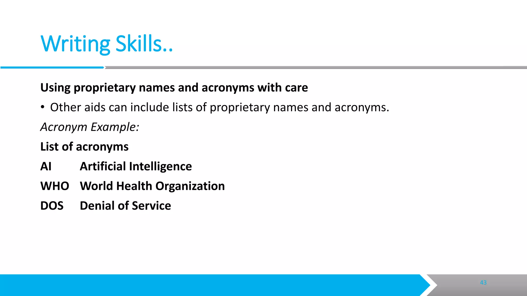 Creating technical documents