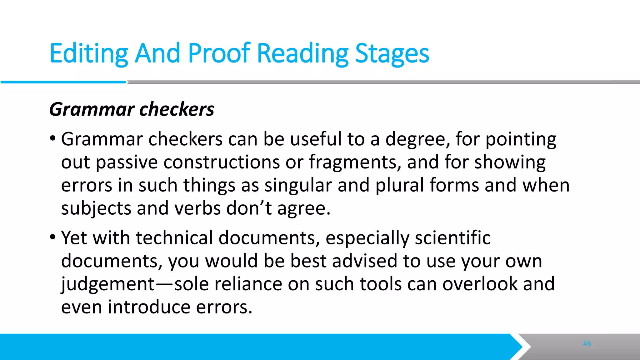 Creating technical documents