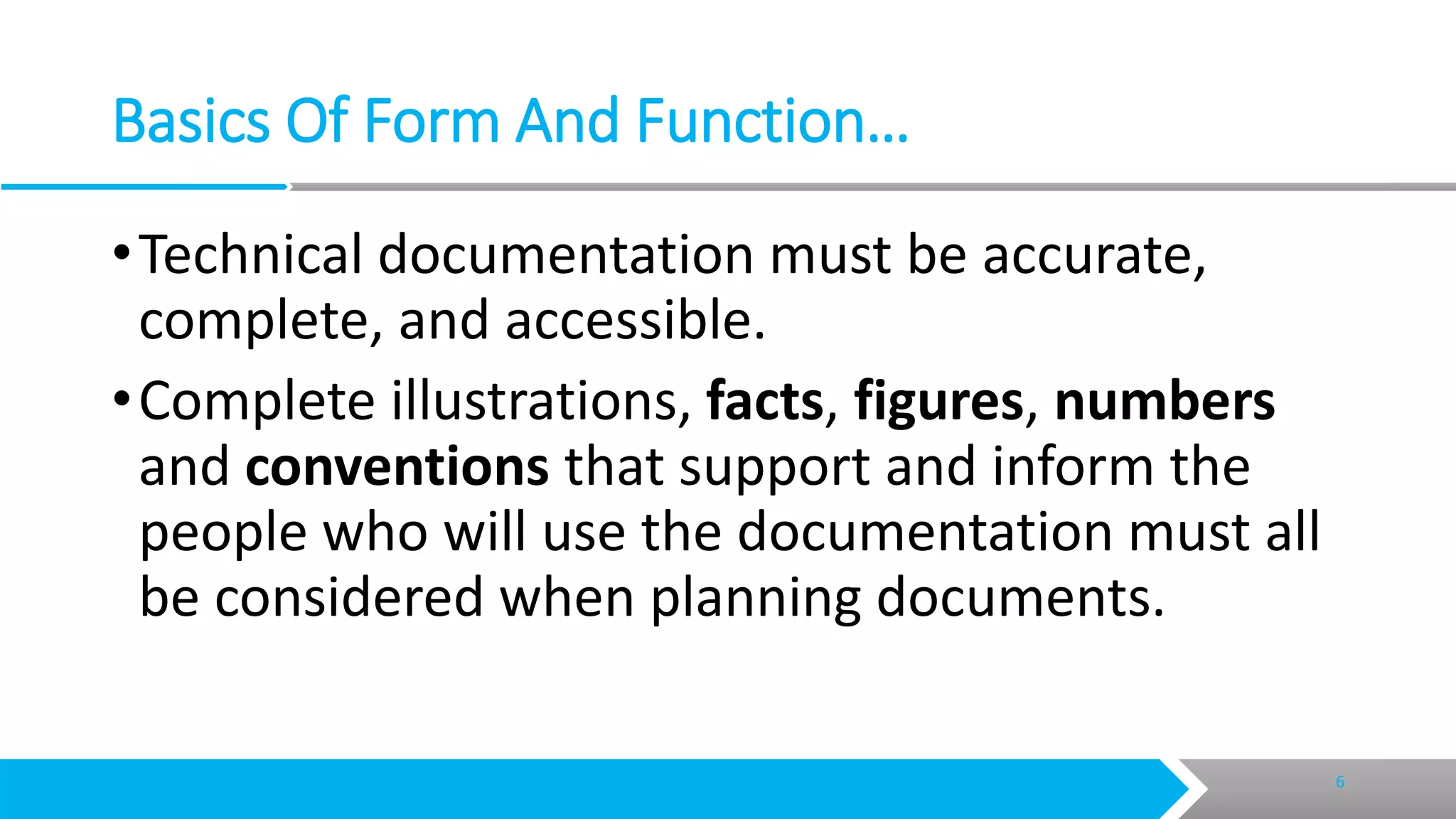 Creating technical documents