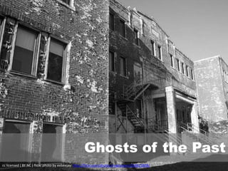 Ghosts of the Past
cc licensed ( BY NC ) flickr photo by eebeejay: http://flickr.com/photos/magnopere/268625808/
 