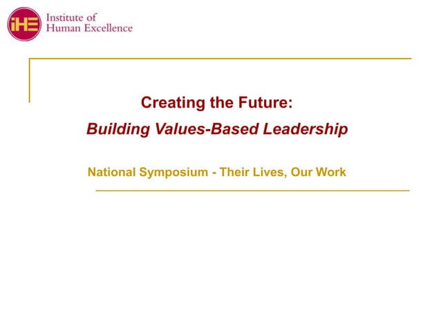 Creating the Future-creating value based leadership (77).ppt | Business ...