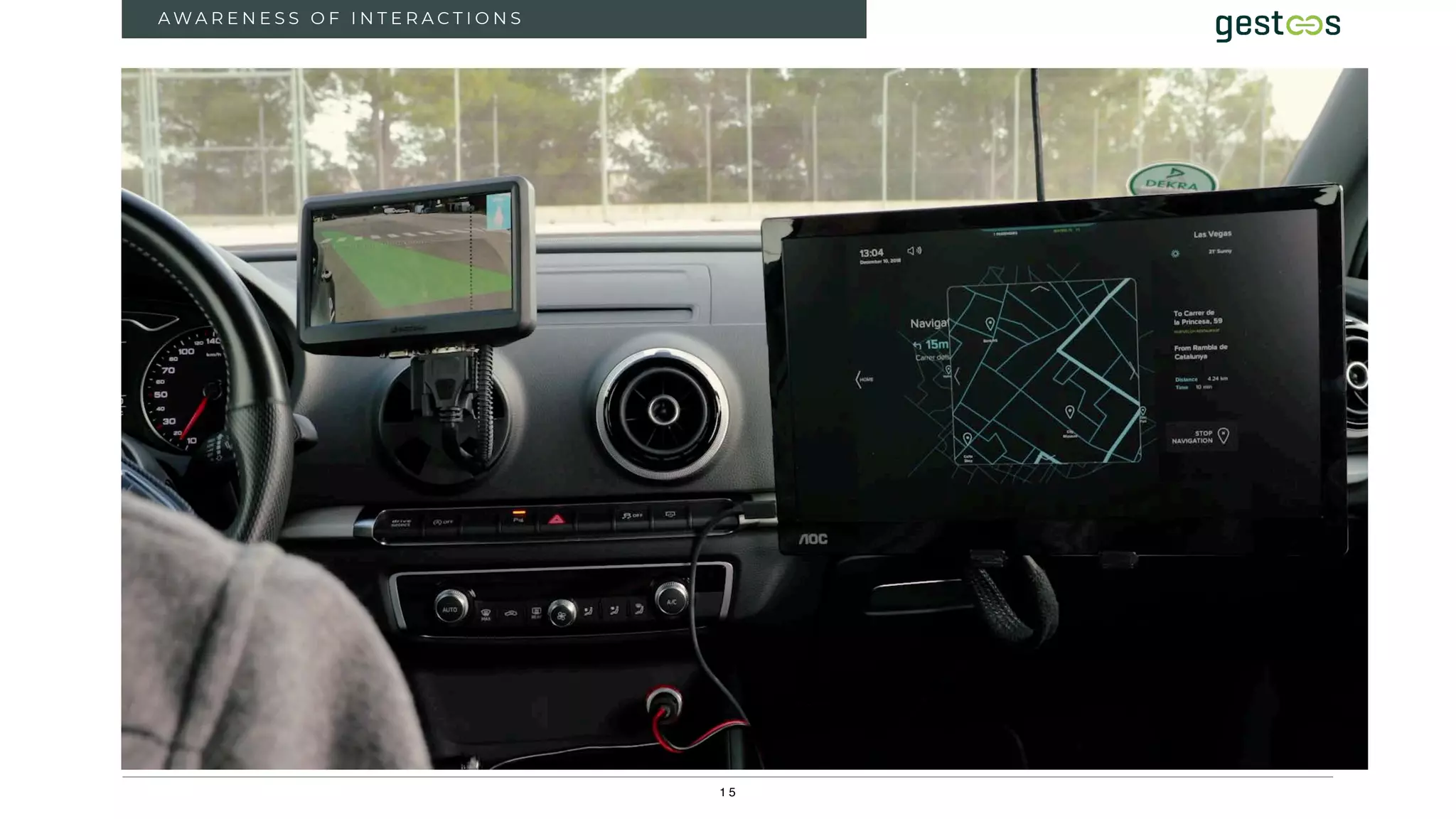 1 5
A W A R E N E S S O F I N T E R A C T I O N S
 