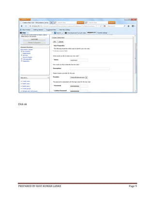 PREPARED BY RAVI KUMAR LANKE Page 9
Click ok
 