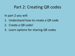 Training: QR Codes & Poll Everywhere | PPTX