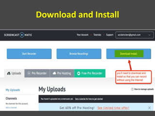 Download and Install
 
