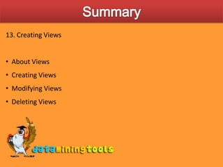 MS SQL SERVER: Creating Views | PPT