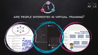 are people interested in virtual training?
1.
 