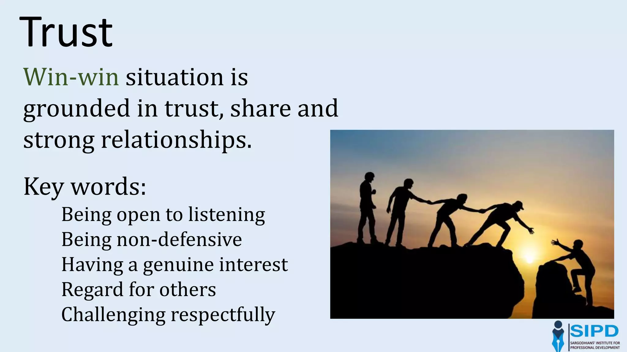 Creating win win situtation to improve teaching practice | PPTX
