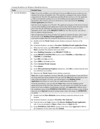 Creating Workflows Windows Share Point Services