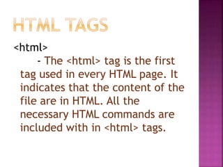 Creating your 1st html page | PPT