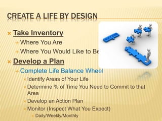Steps to Creating your Life Balance Wheel | PPTX