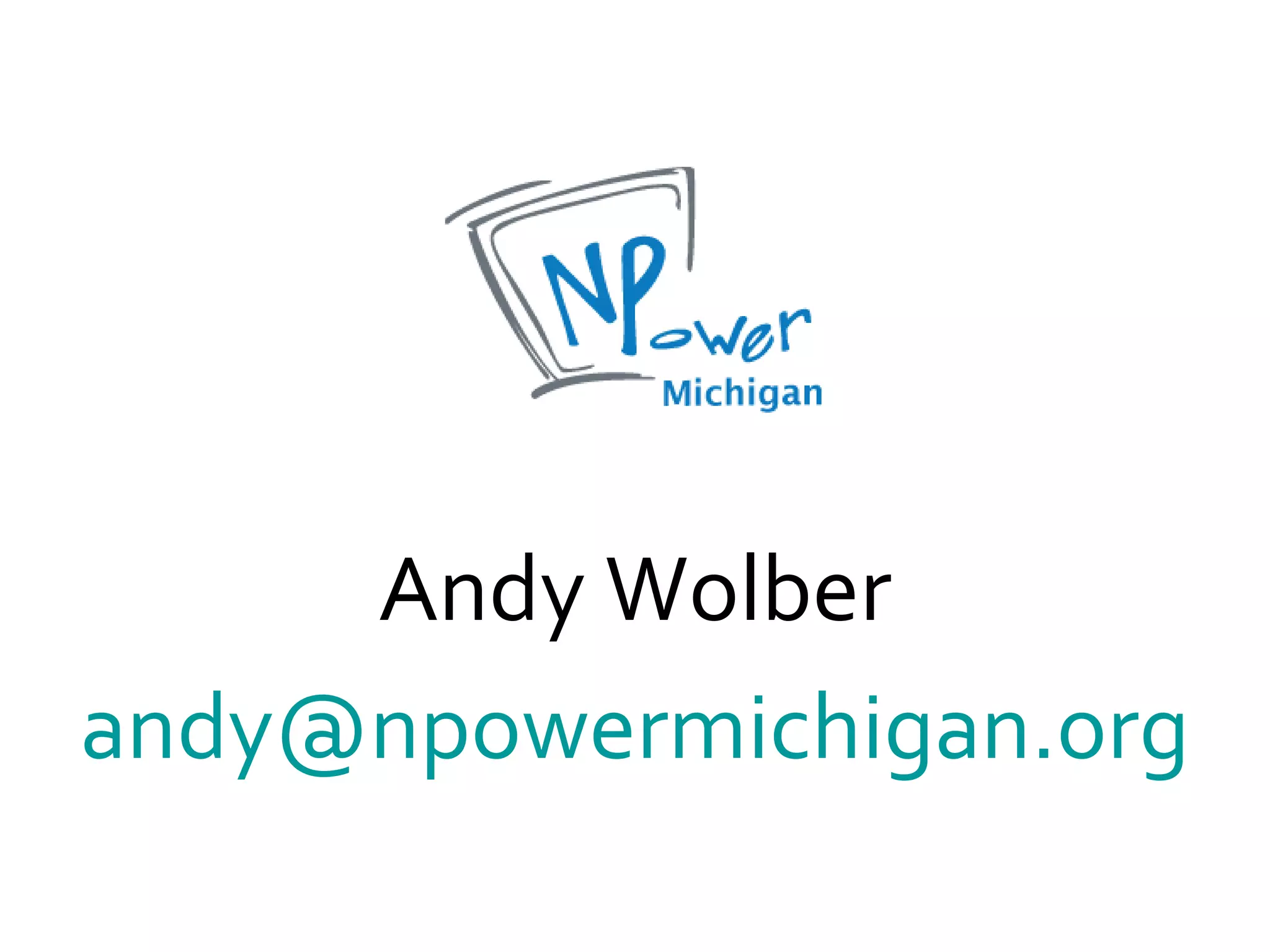 Andy Wolber [email_address] 
