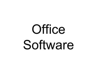 Office Software 