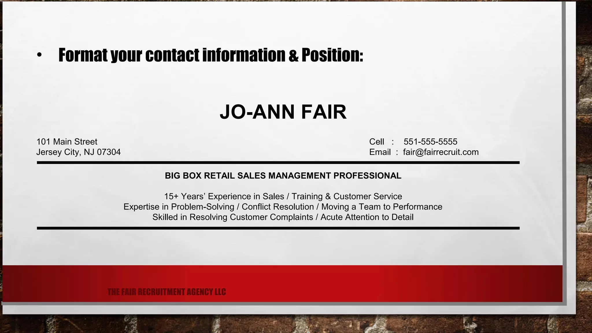 Creating your resume in 3 simple - Creating Your Resume In 3 Simple Steps 2 2048 