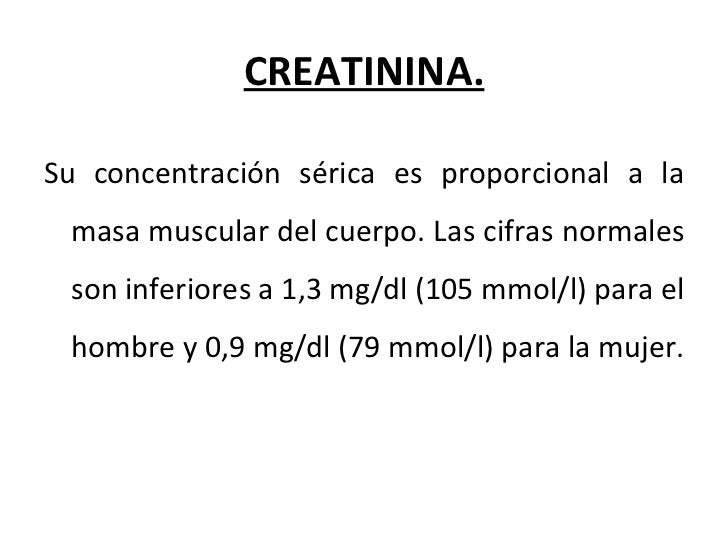 Creatinina Creatinina