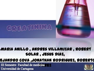 •Maria Anillo , Andres villamizar , Robert
            Solar , Jesus Diaz,
lejandro cova ,Jonathan Rodriguez, Roberto
                   Perez
 