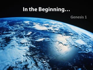Genesis 1
 