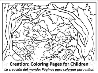 Creation: Coloring Pages for Children
La creación del mundo: Páginas para colorear para niños
 