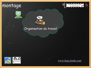 montage



          Organisation du travail




                                    www.fcpa.jimdo.com
 