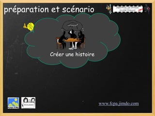préparation et scénario




           Créer une histoire




                                www.fcpa.jimdo.com
 