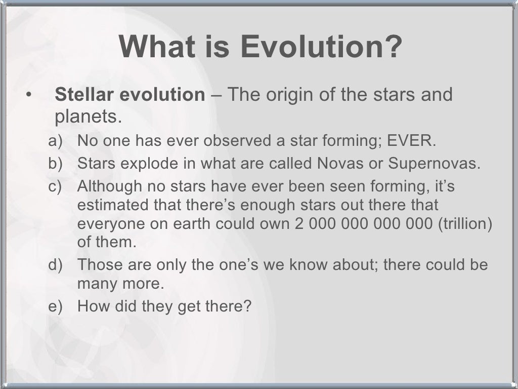 Creation vs Evolution