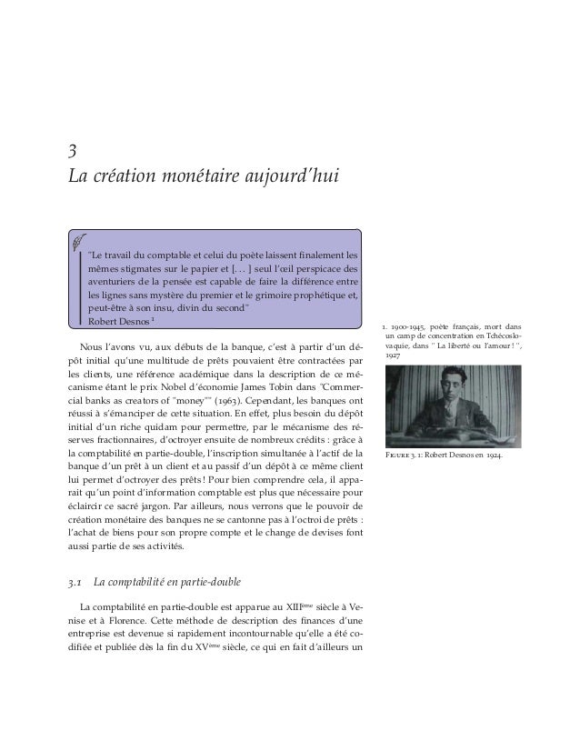 Dissertation economie creation monetaire