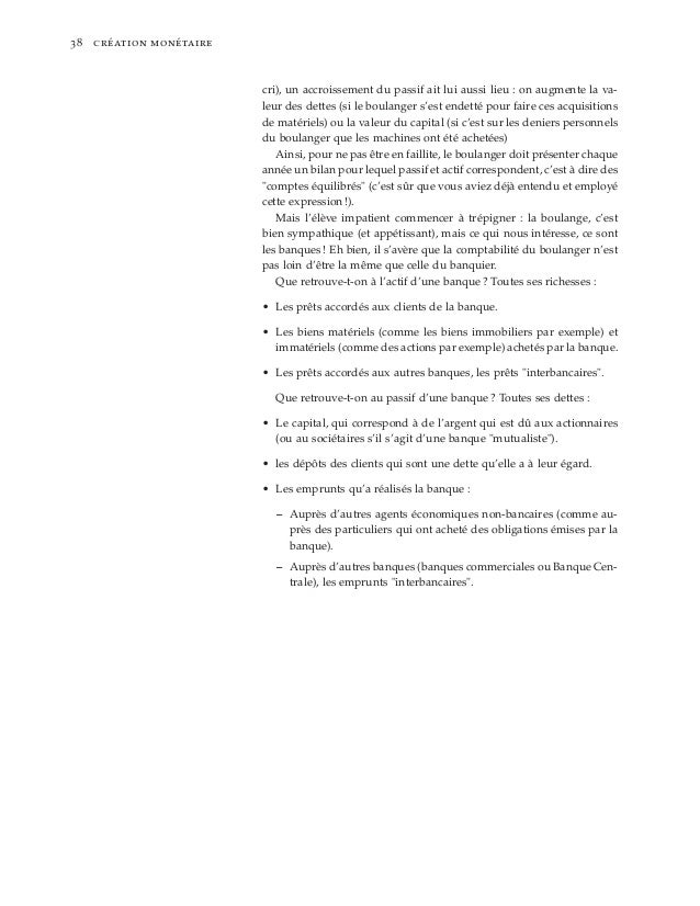 Dissertation economie creation monetaire