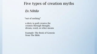 Creation myths | POTX