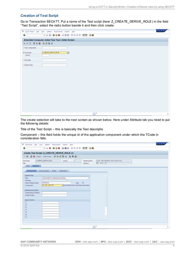 Creation of derive roles with secatt | PDF | Computer Software and ...