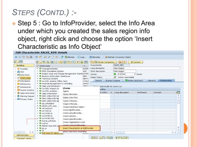 SAP BW - Creation of master data texts | PPT