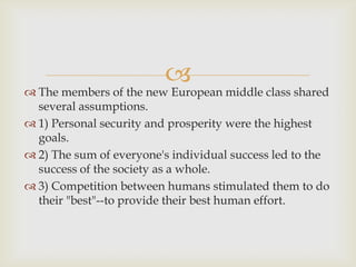 Creation of the Middle Class | PPTX