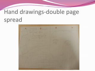 Hand drawings-double page
spread

 