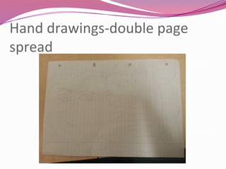 Hand drawings-double page
spread

 