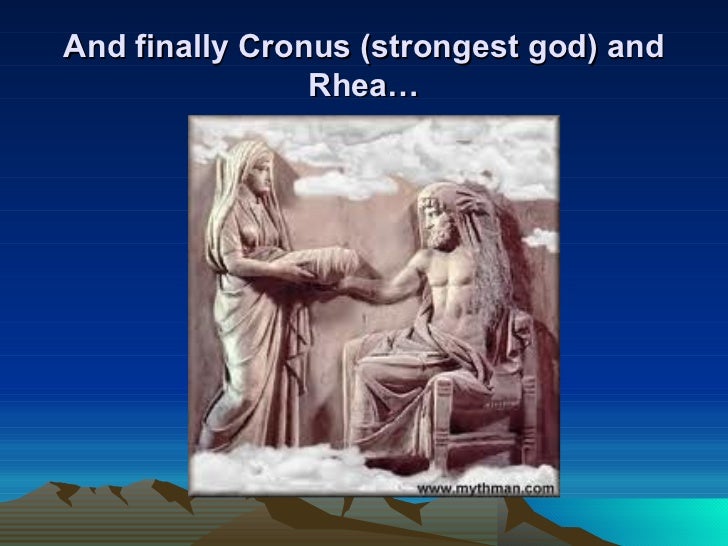 Creation story, cronus and rhea