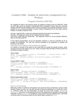Creation vsm modelos componentes electronicos | PDF