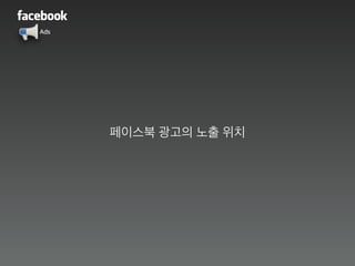 Ads
페이스북 광고의 노출 위치
 