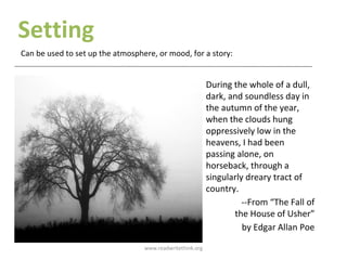 Creative Writing -Short Story Elements | PDF