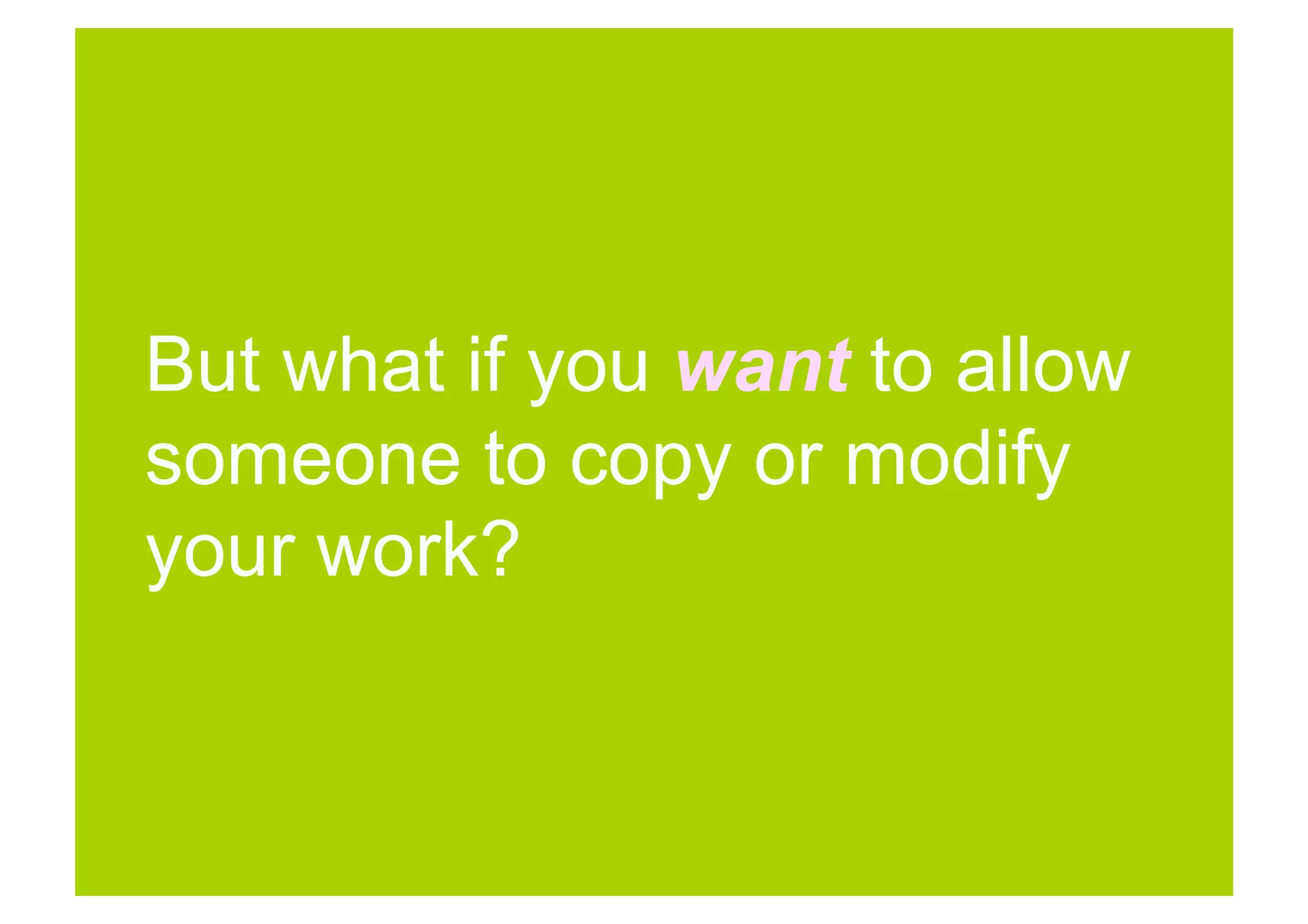 Creative Commons and Education