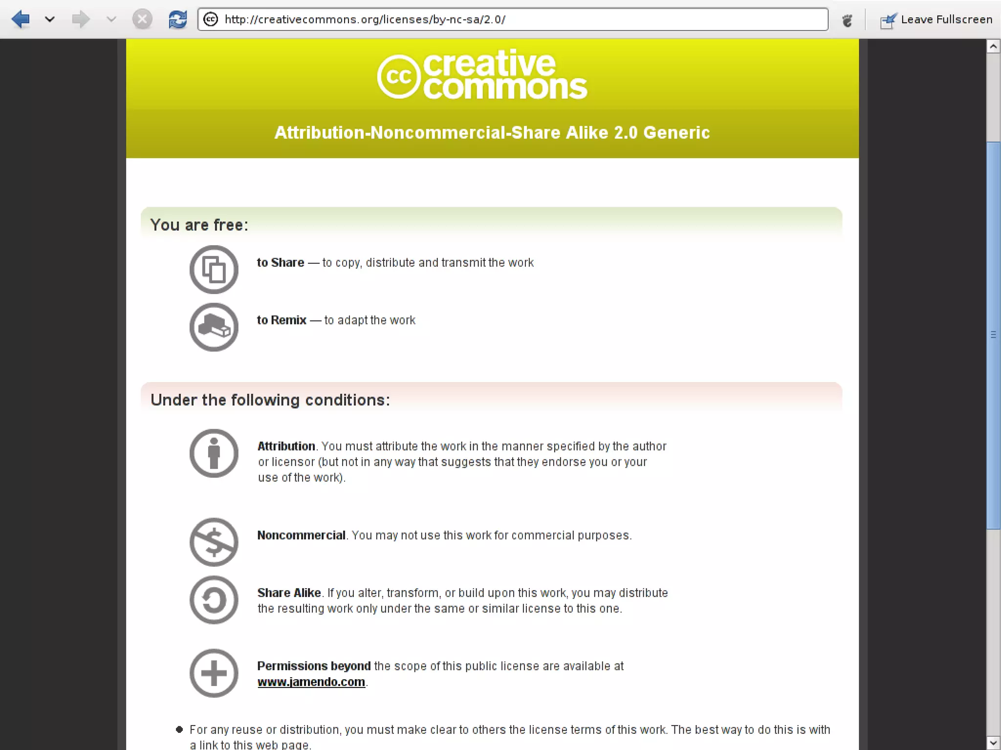 Creative Commons CC+ Examples