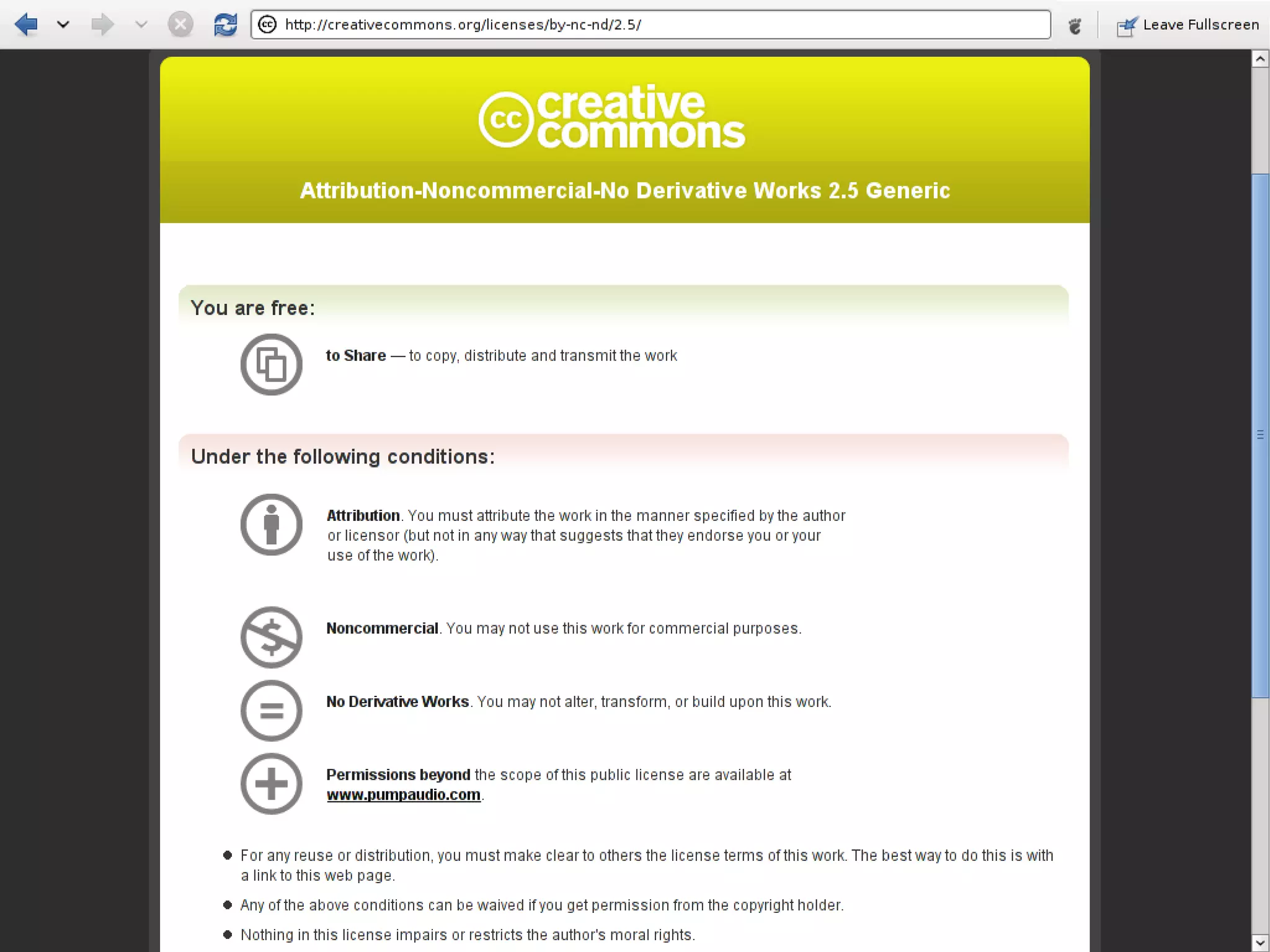 Creative Commons CC+ Examples