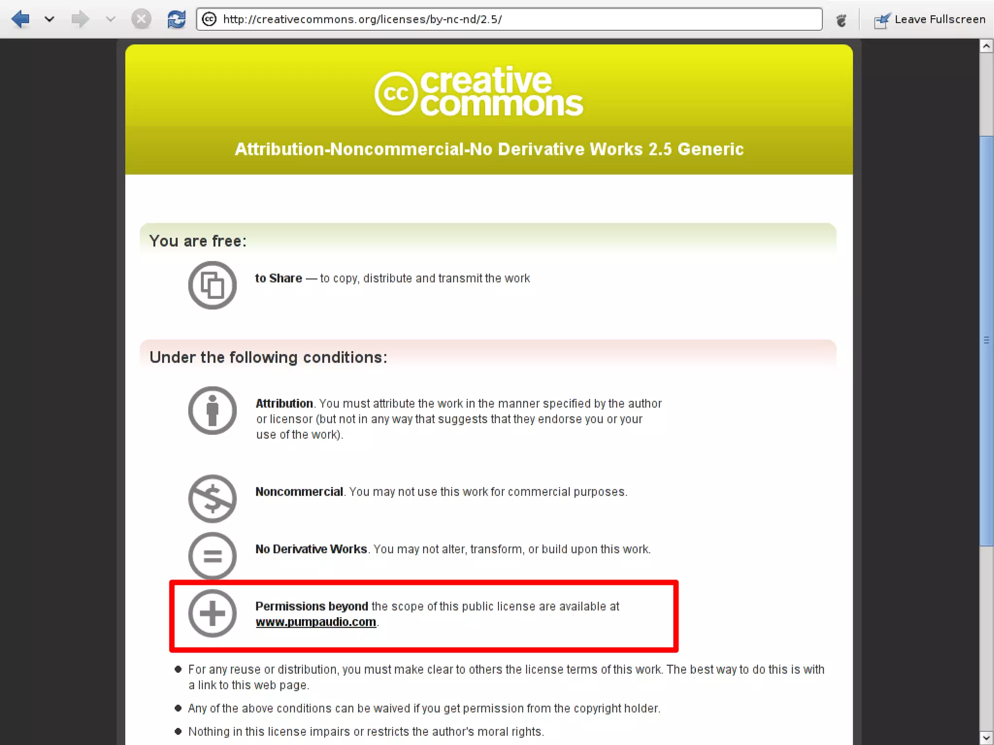 Creative Commons CC+ Examples