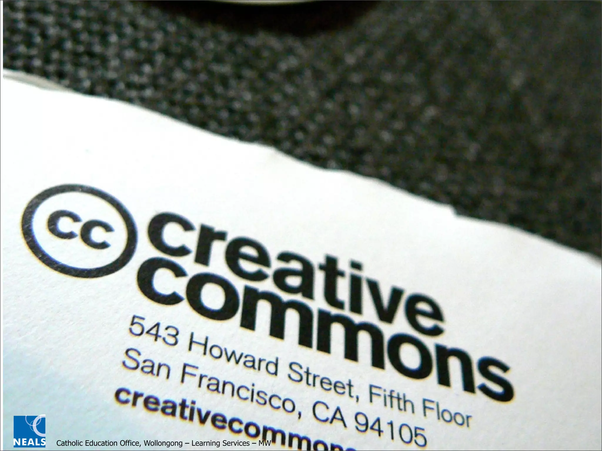 Creative Commons in our Schools