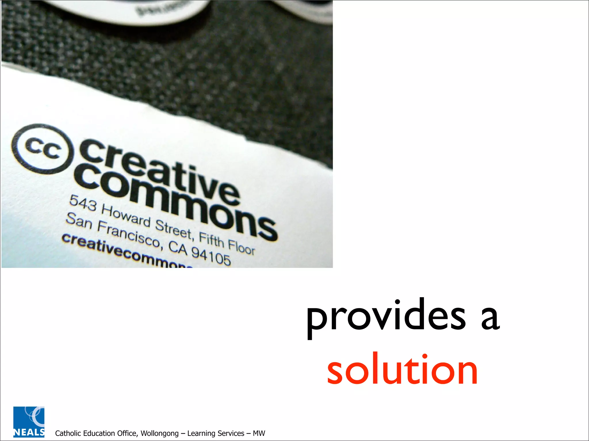 Creative Commons in our Schools