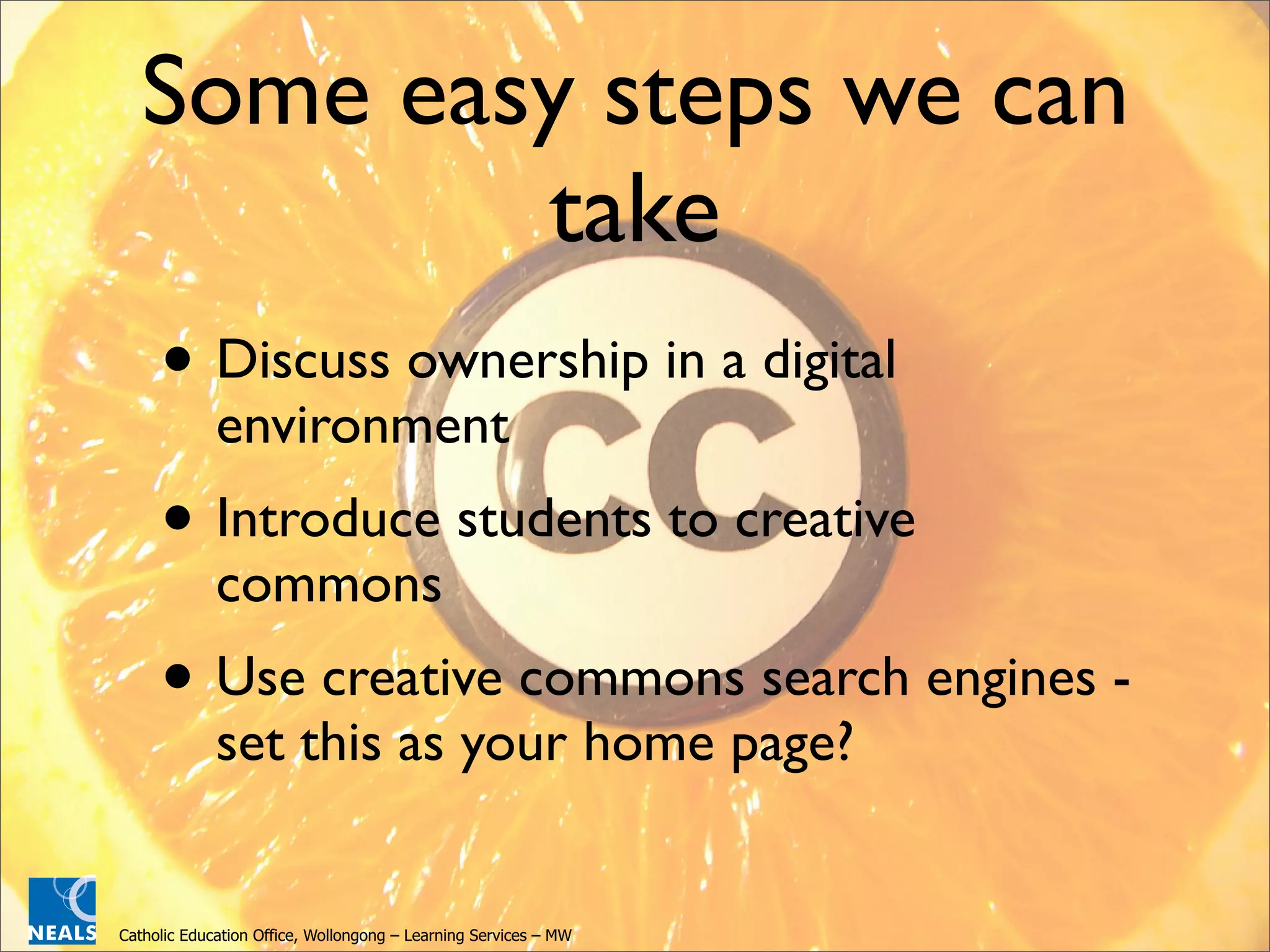 Creative Commons in our Schools