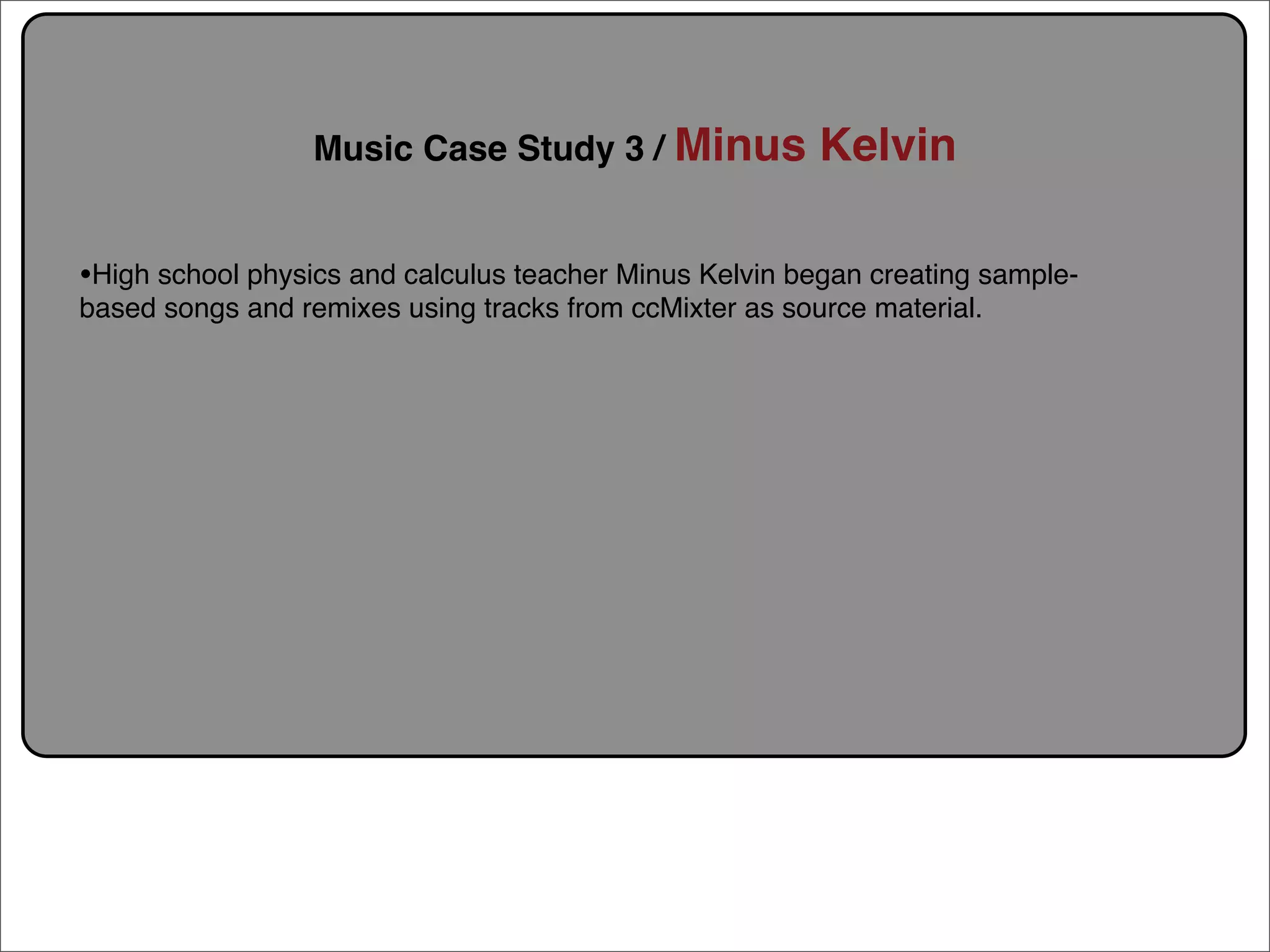 Creative Commons Presentation for the July 11, 2007 Yahoo! Creative Talk (PDF format)